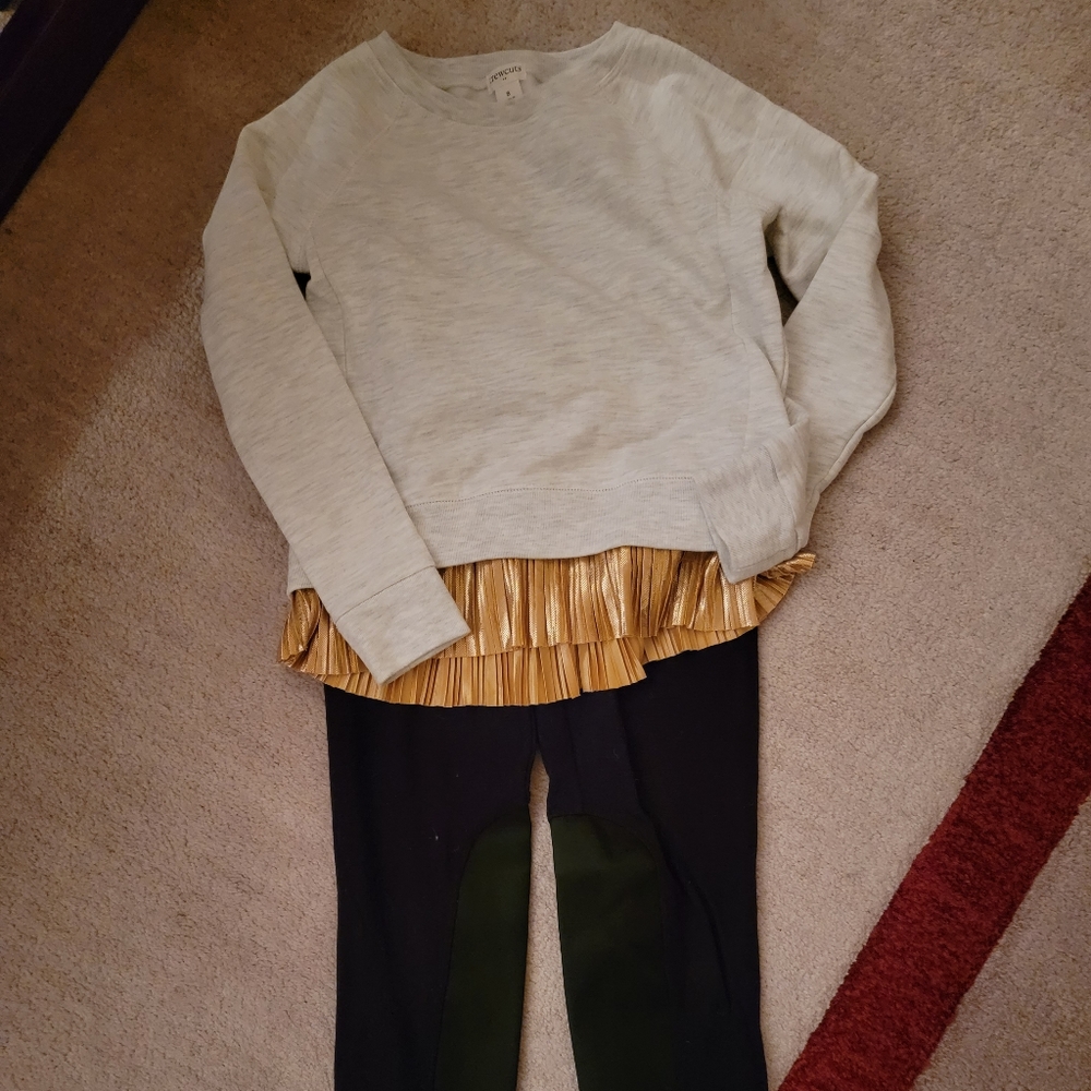 Crewcuts Blouse and Black pants